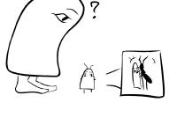 Ant pretending to be Medjed