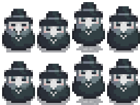 A spritesheet I made for a Stardew Valley mod